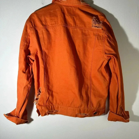 Nova Men Distressed Jean Jacket - Picture 5 of 7